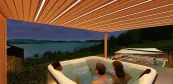 Kültéri jakuzzi, masszázsmedence Kültéri jakuzzi, masszázsmedence