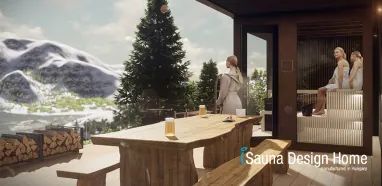 Egyedi tömörfa szaunák Egyedi tömörfa szaunák