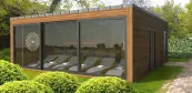 Prémium kültéri wellness szaunaház