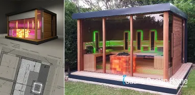 Egyedi prémium szaunaház építés