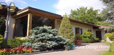 Kültéri szauna és wellness