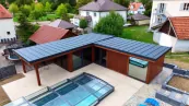 Egyedi wellnessház felülnézetből Egyedi wellnessház felülnézetből