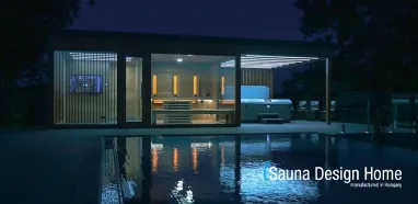Egyedi építésű szaunaház Egyedi építésű szaunaház