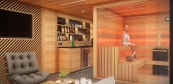 Design falak tömör fából