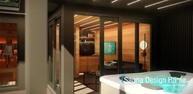Wellness szaunaház Wellness szaunaház