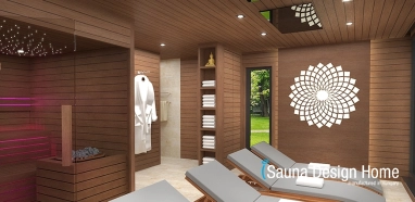 Exkluzív wellness szaunaház építés