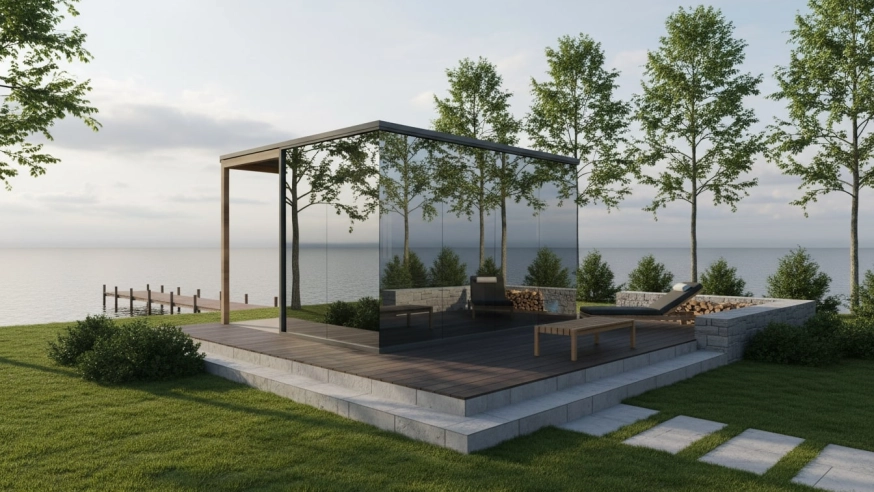 designer tükörszauna