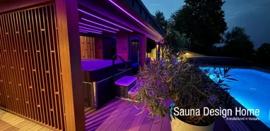 Jacuzzi a szauna mellett Jacuzzi a szauna mellett