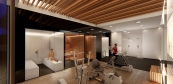 stílusos wellness terület