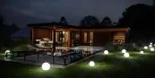 Wellness ház kültéri medencével Wellness ház kültéri medencével