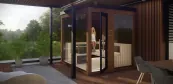 Egyedi építésű design szauna Egyedi építésű design szauna