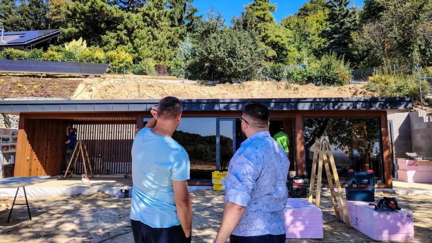 Szaunaház építése 40 óra alatt