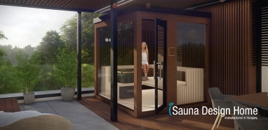 Egyedi építésű design szauna